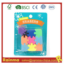 High Quality Fancy Color Puzzle Rubber Eraser